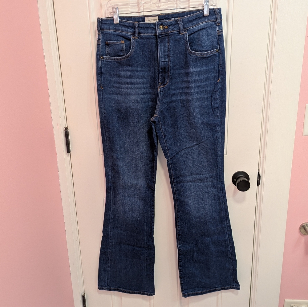 Pilcro Jeans 31 Flared Like New High Waisted